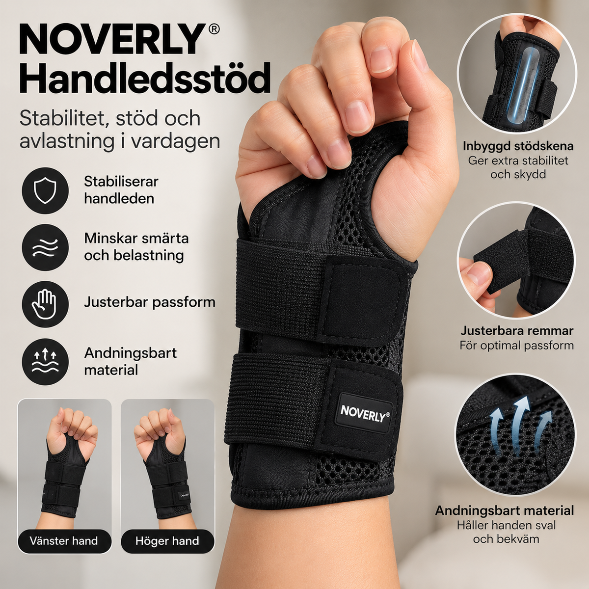Noverly® Handledsstöd